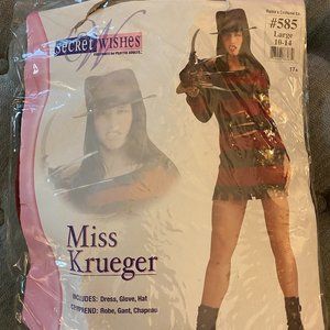 Miss Krueger Costume Large